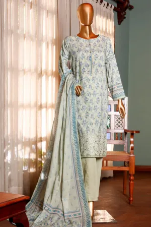 Aashkar By HZ Stitched 3 Piece Printed & Emb Lawn Vol-02 Collection'2024-PEL-413-Pista