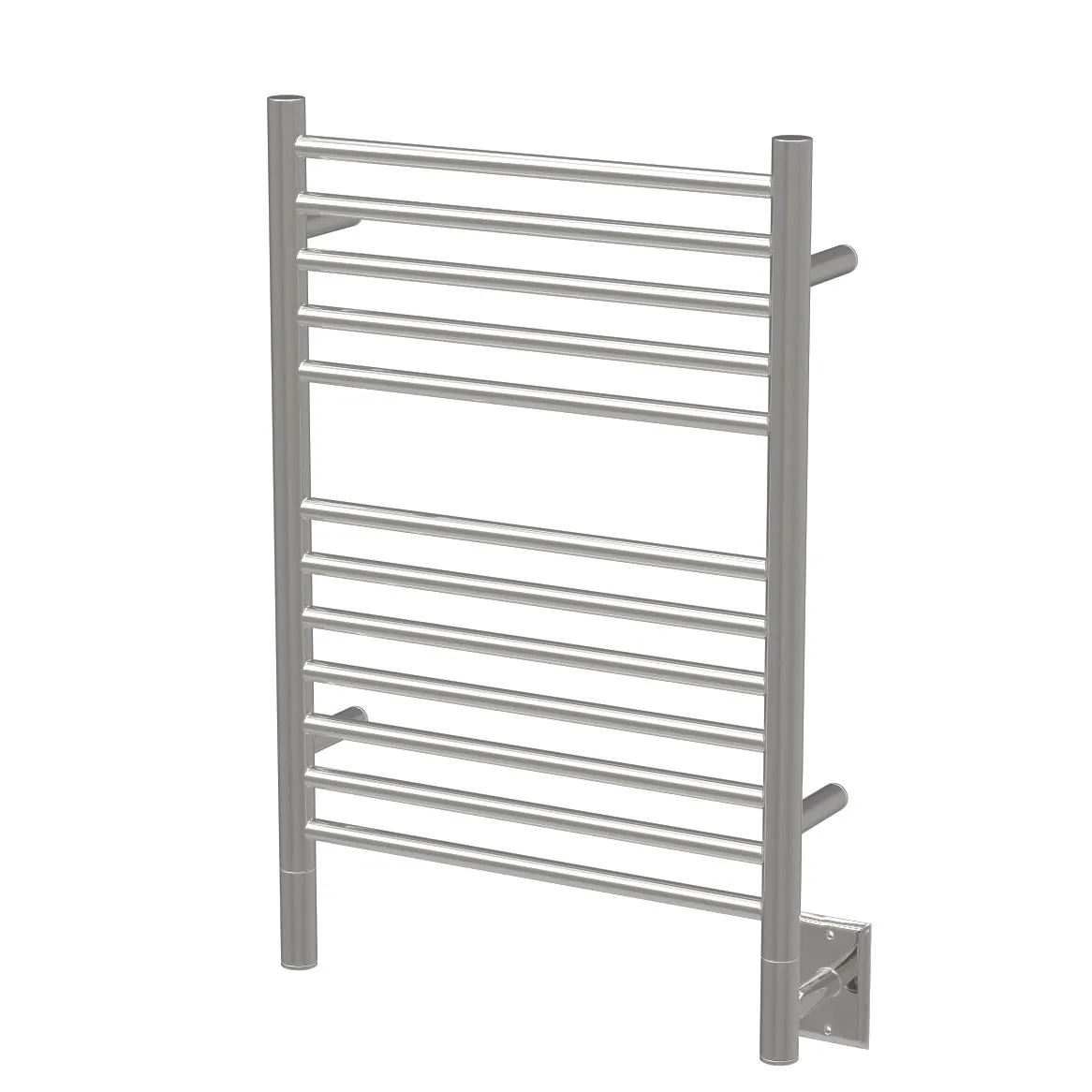 Amba ESP Jeeves Model E Straight 12 Bar Hardwired Towel Warmer in Polished