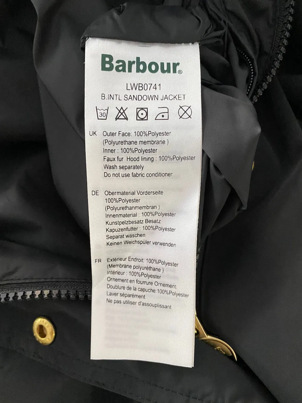 Barbour Women's International Sandown Jacket - Black