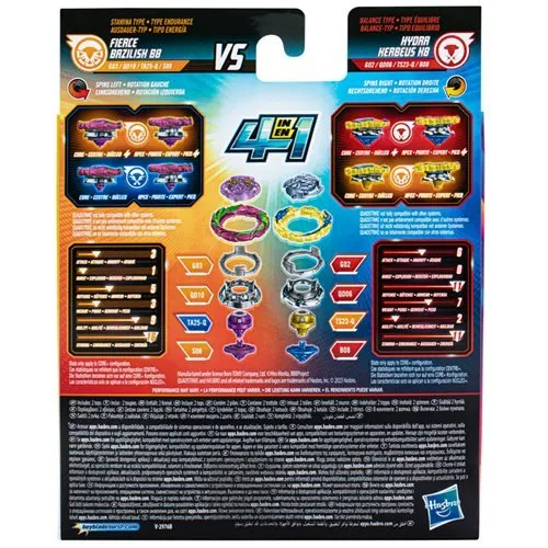 Beyblade Burst QuadStrike Dual Pack - Choose your Beyblade