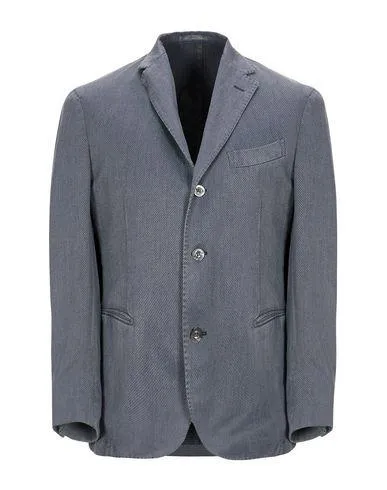 Boglioli Man Blazer Slate blue 38 suit