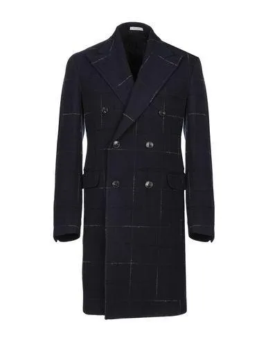 Boglioli Man Coat Dark blue 44 suit