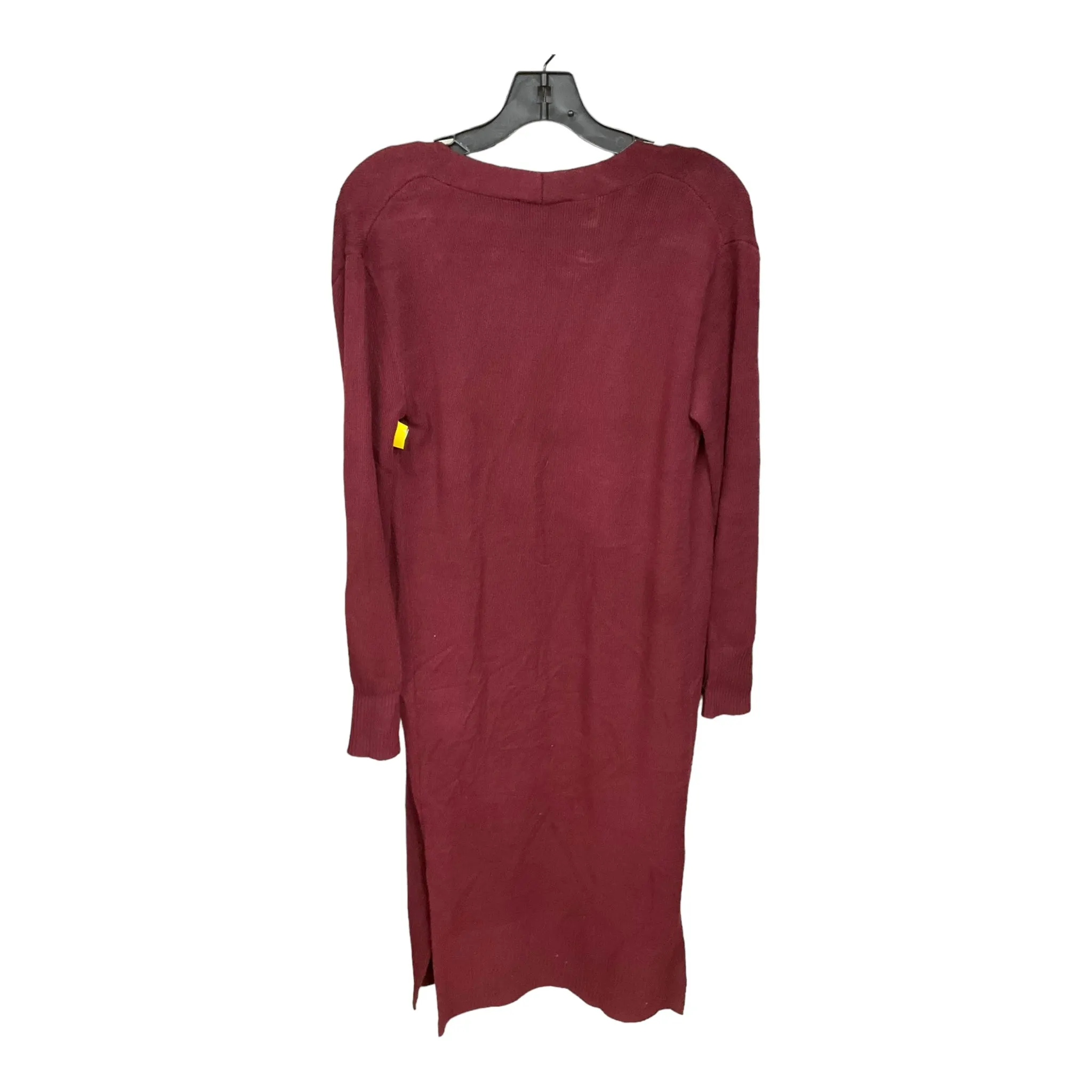 Burgundy Cardigan Express, Size Xs