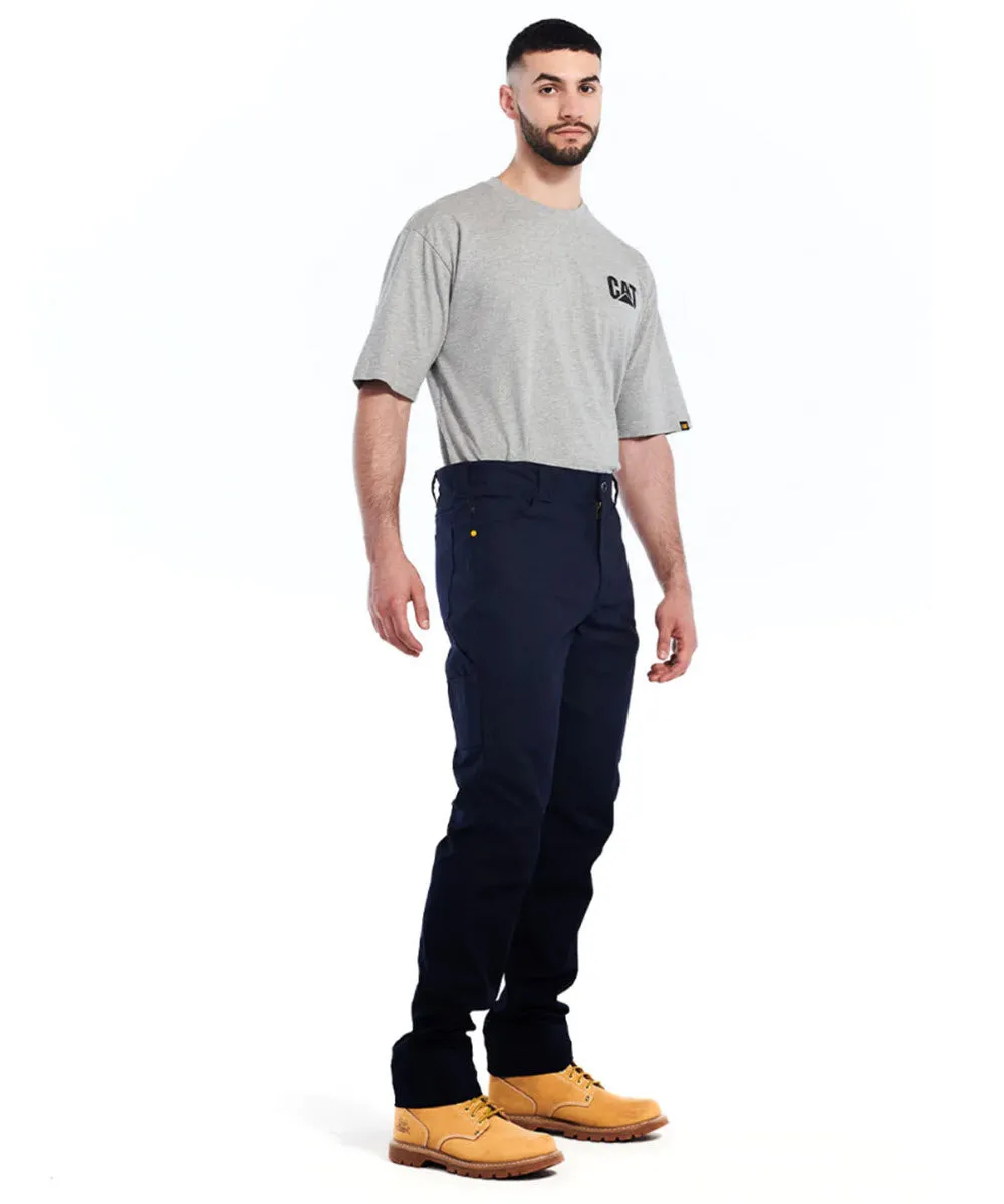 Caterpillar Men's Stretch Canvas Utility Pants - Navy