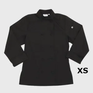 Chef Works Women's Sofia Chef Coat Black XS