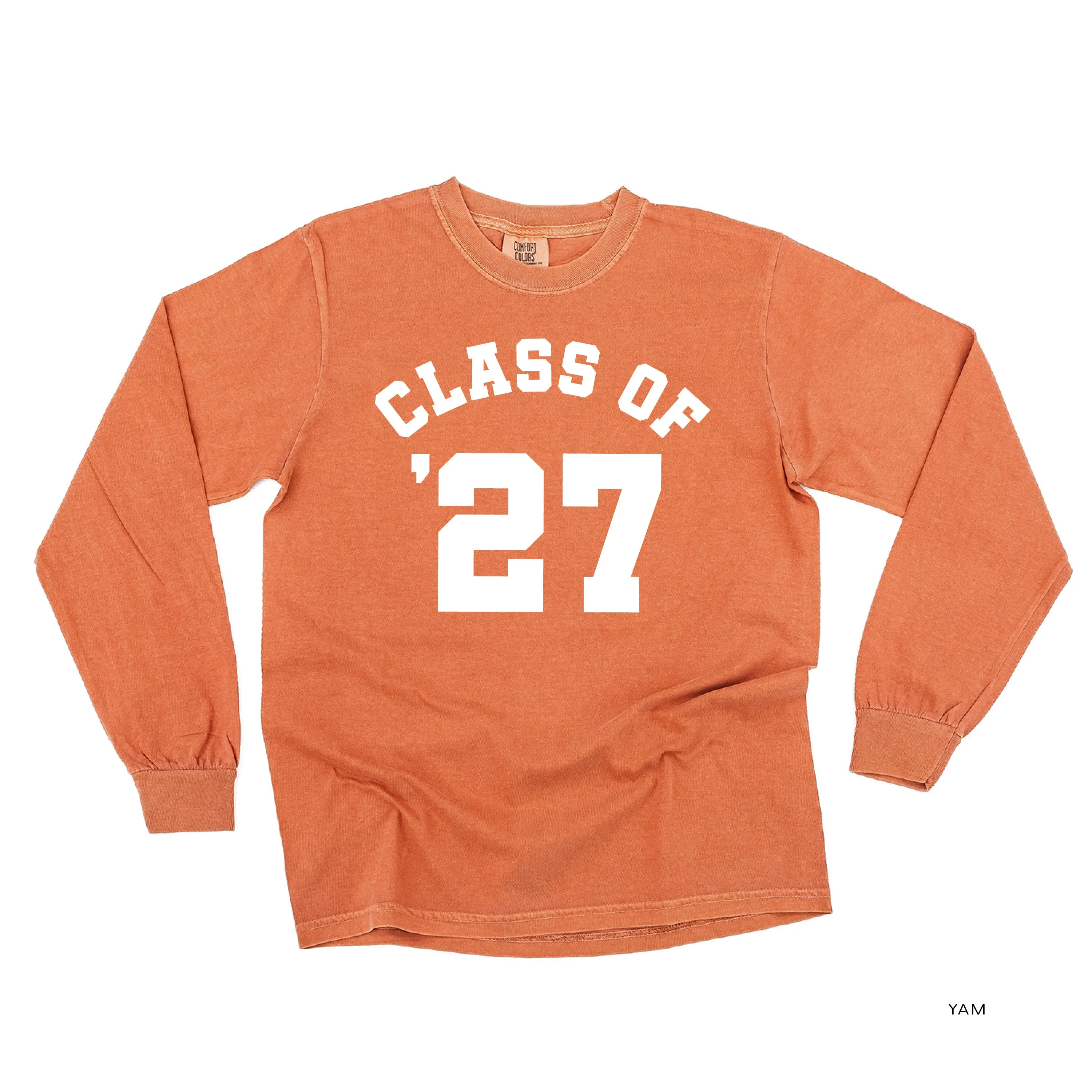 CLASS OF '27 - LONG SLEEVE COMFORT COLORS TEE