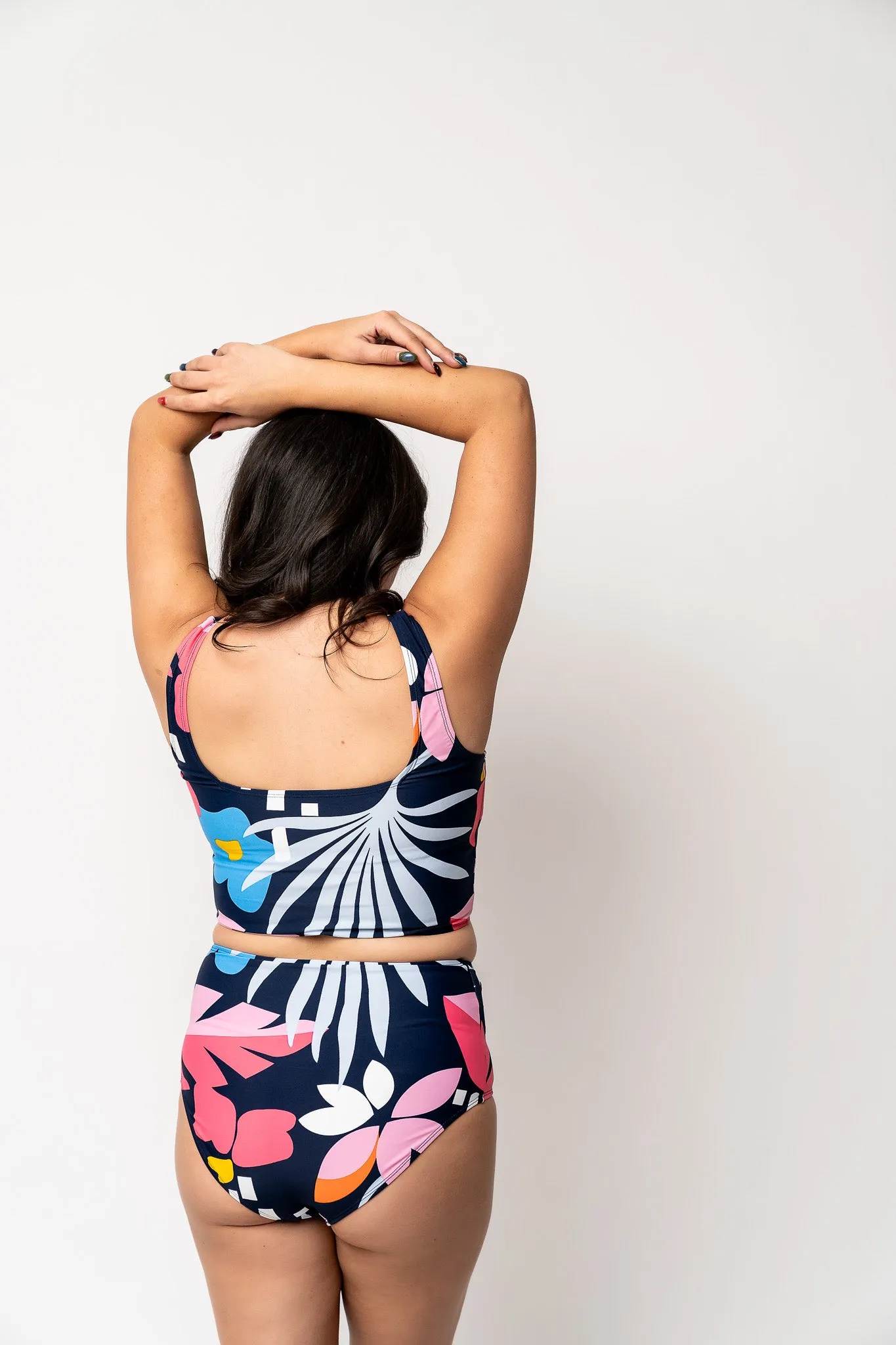 Coast Top | Blue Wave Floral