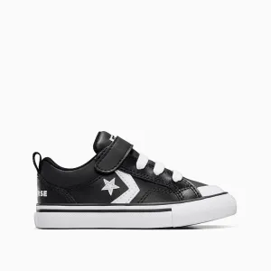 CONVERSE KID'S PRO BLAZE TOP STRAP BLACK/WHITE SNEAKER SHOES