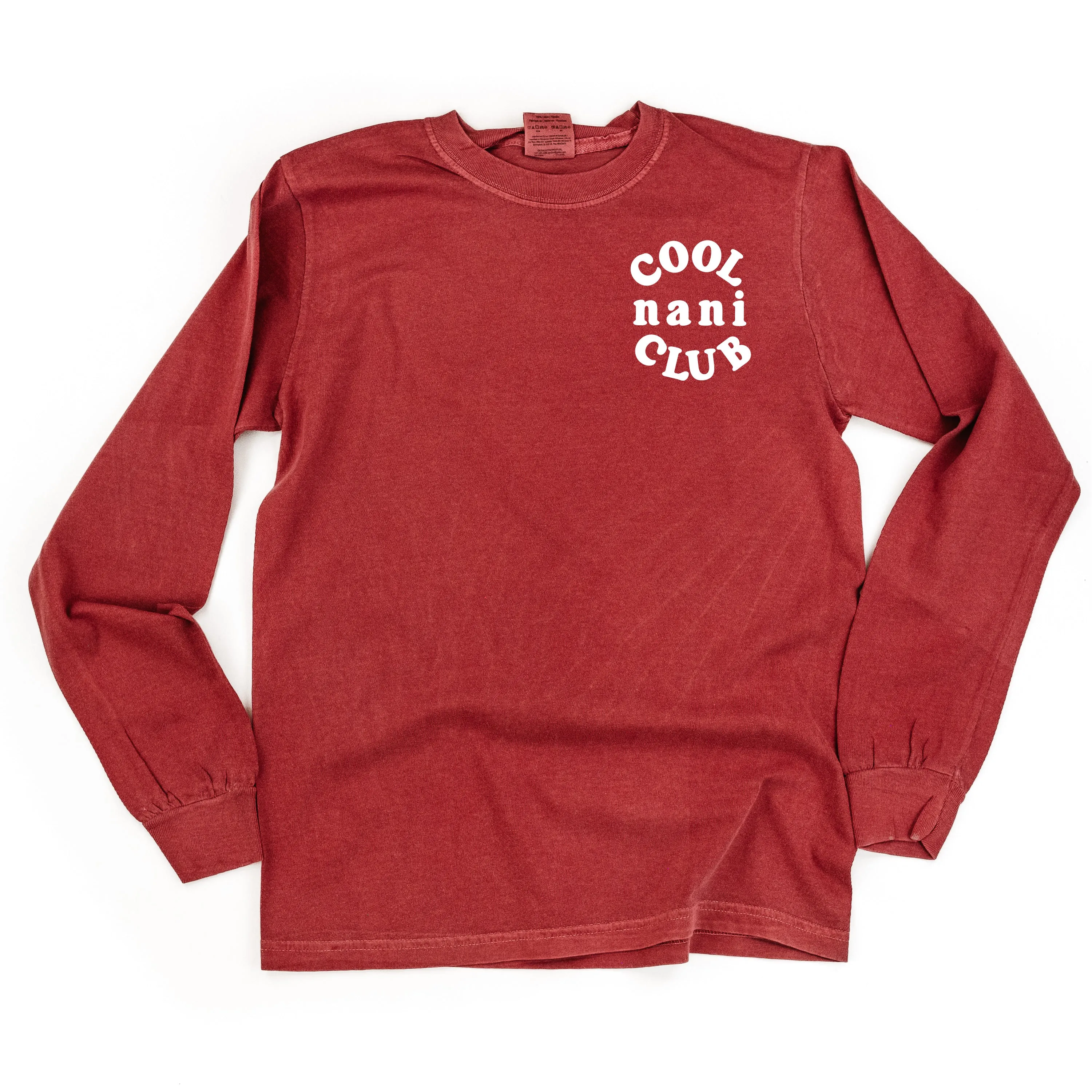 COOL Nani CLUB - Pocket Design - LONG SLEEVE COMFORT COLORS TEE