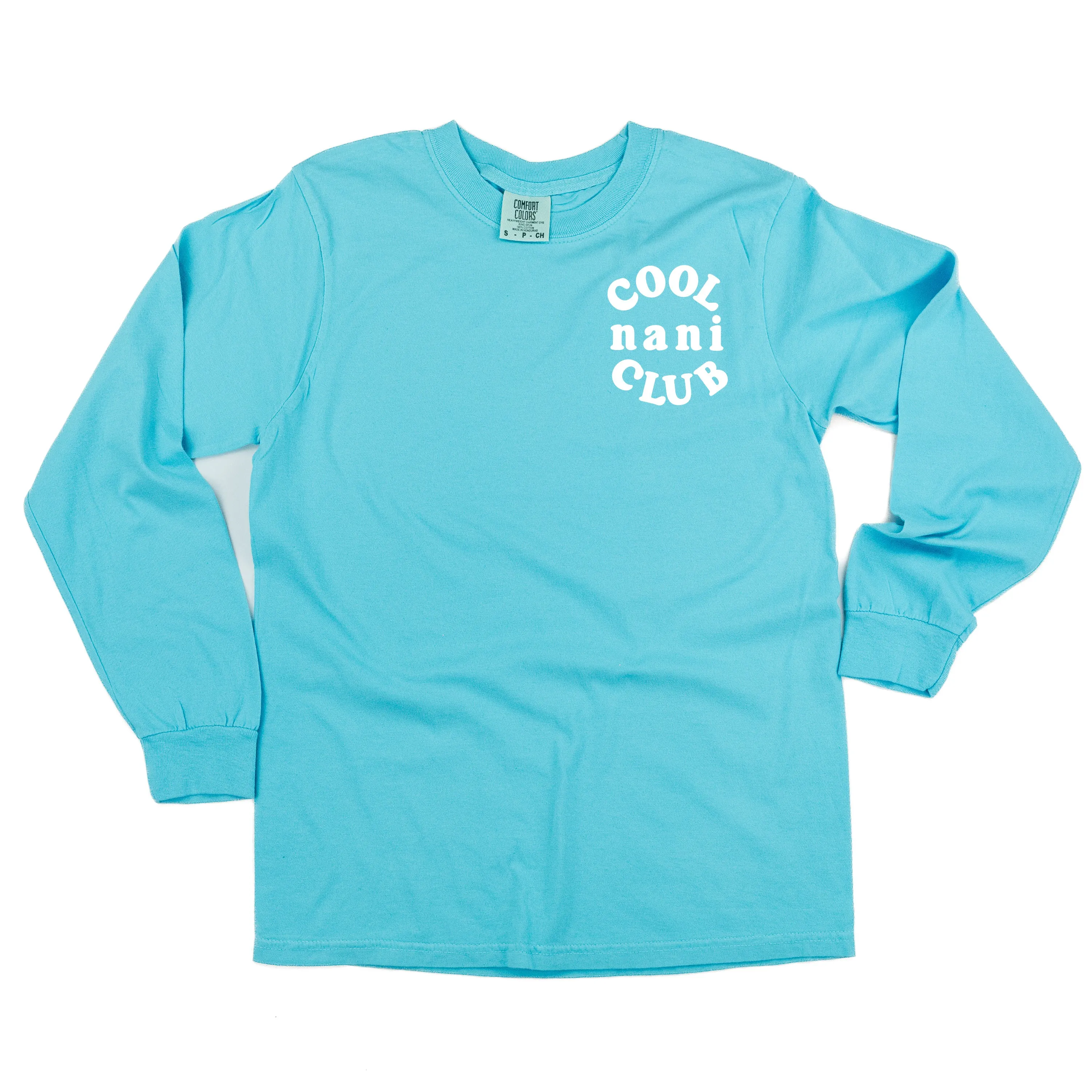 COOL Nani CLUB - Pocket Design - LONG SLEEVE COMFORT COLORS TEE