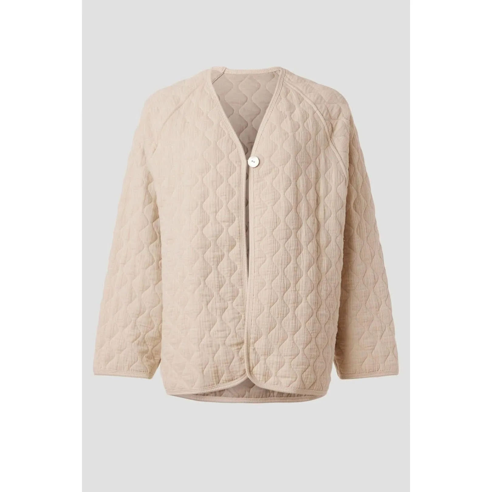 Donni The Quilted Jacket Creme