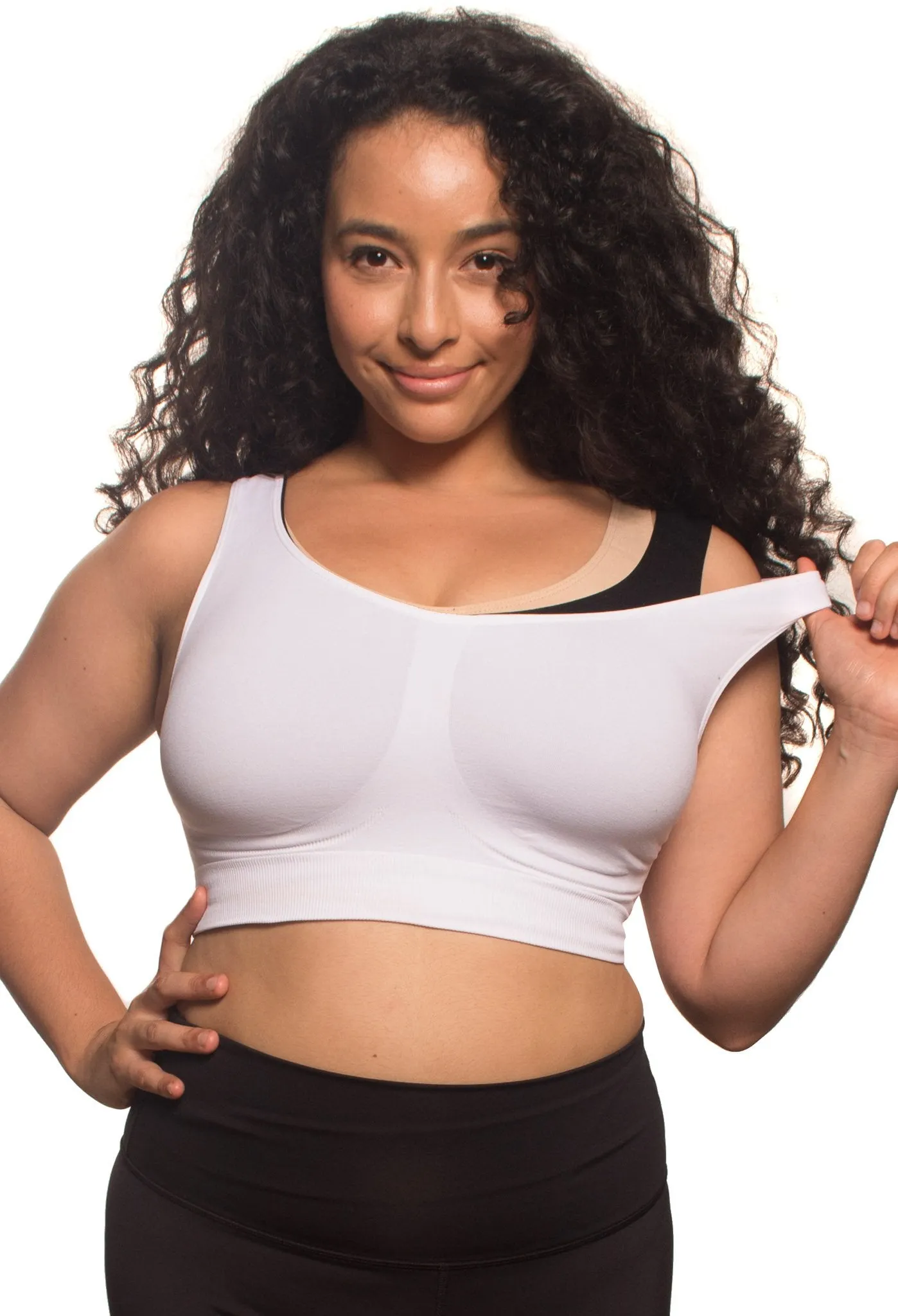 Full Coverage Wire Free Comfort Crop Bra