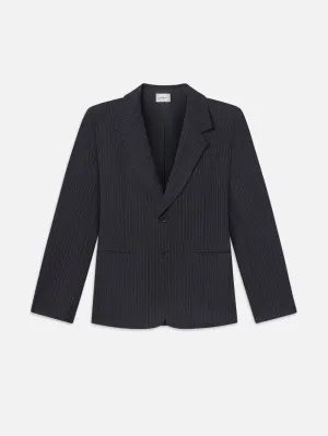 Grandfather Blazer -- Navy Multi