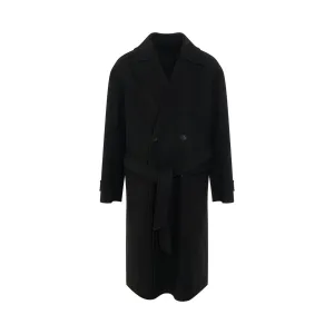 Hand Made Maxi Coat in Black