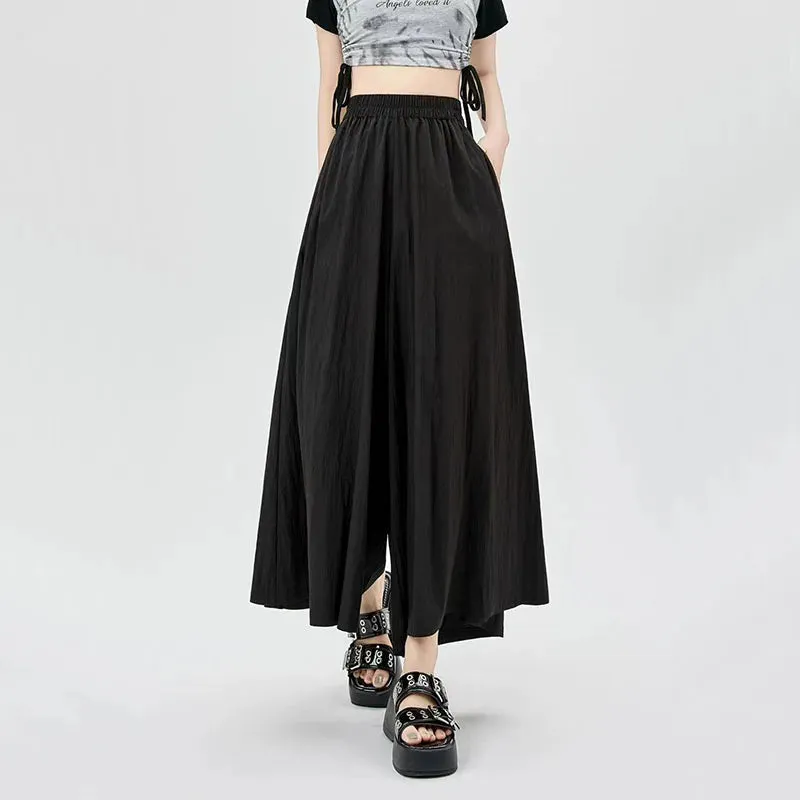 High Waisted Casual Loose Straight Fashion Autumn Winter Pants