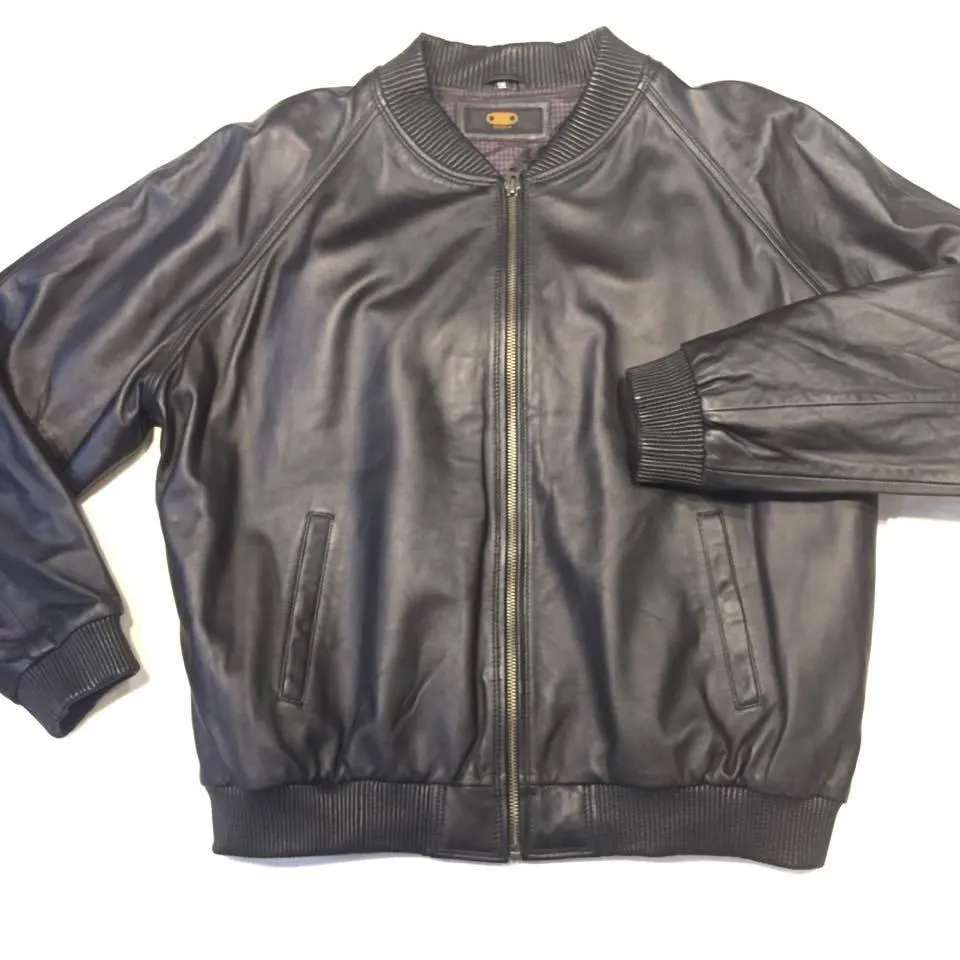 Jakewood Blackout Lamb Classic Bomber Jacket