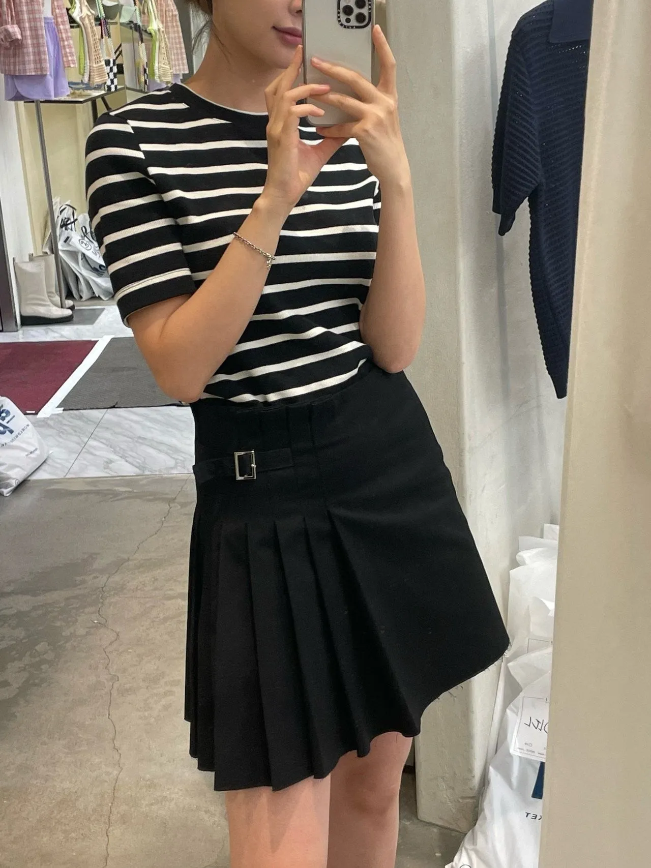 JILL STRIPED T-SHIRT