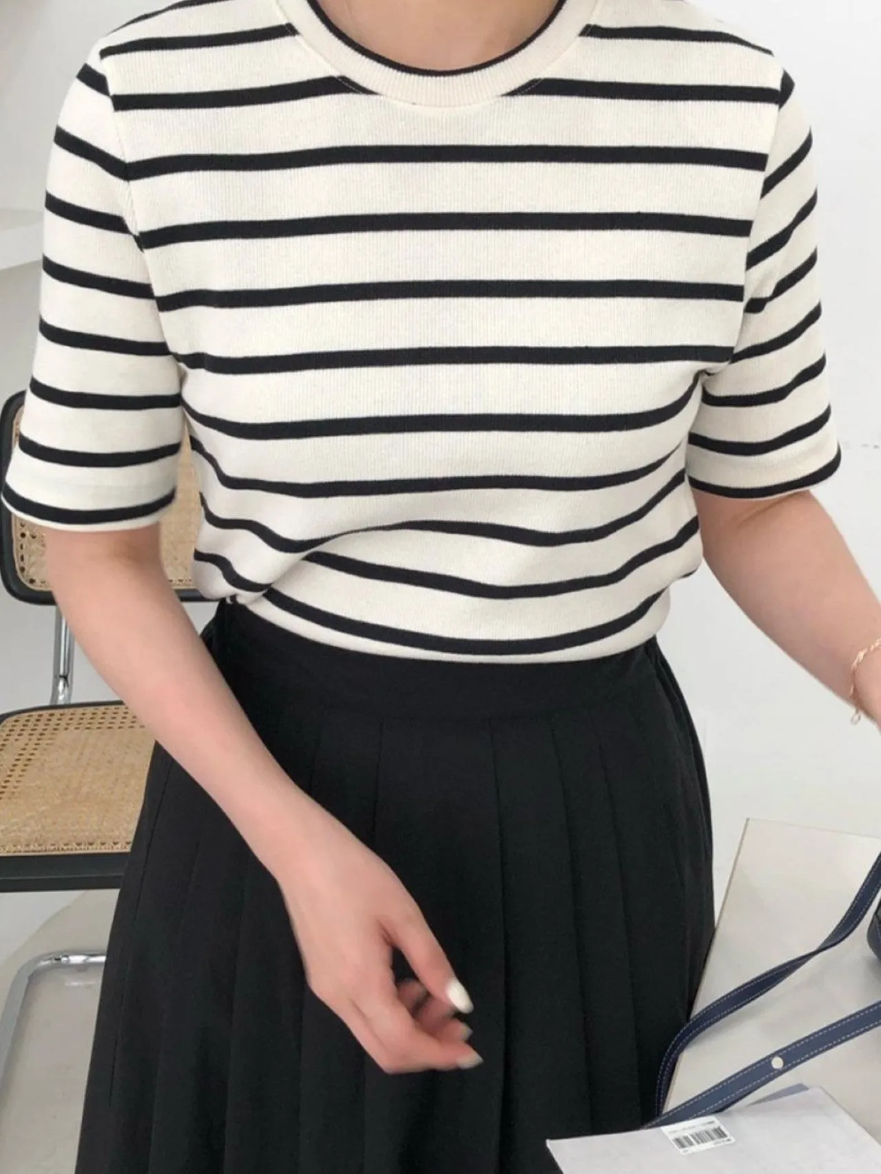 JILL STRIPED T-SHIRT