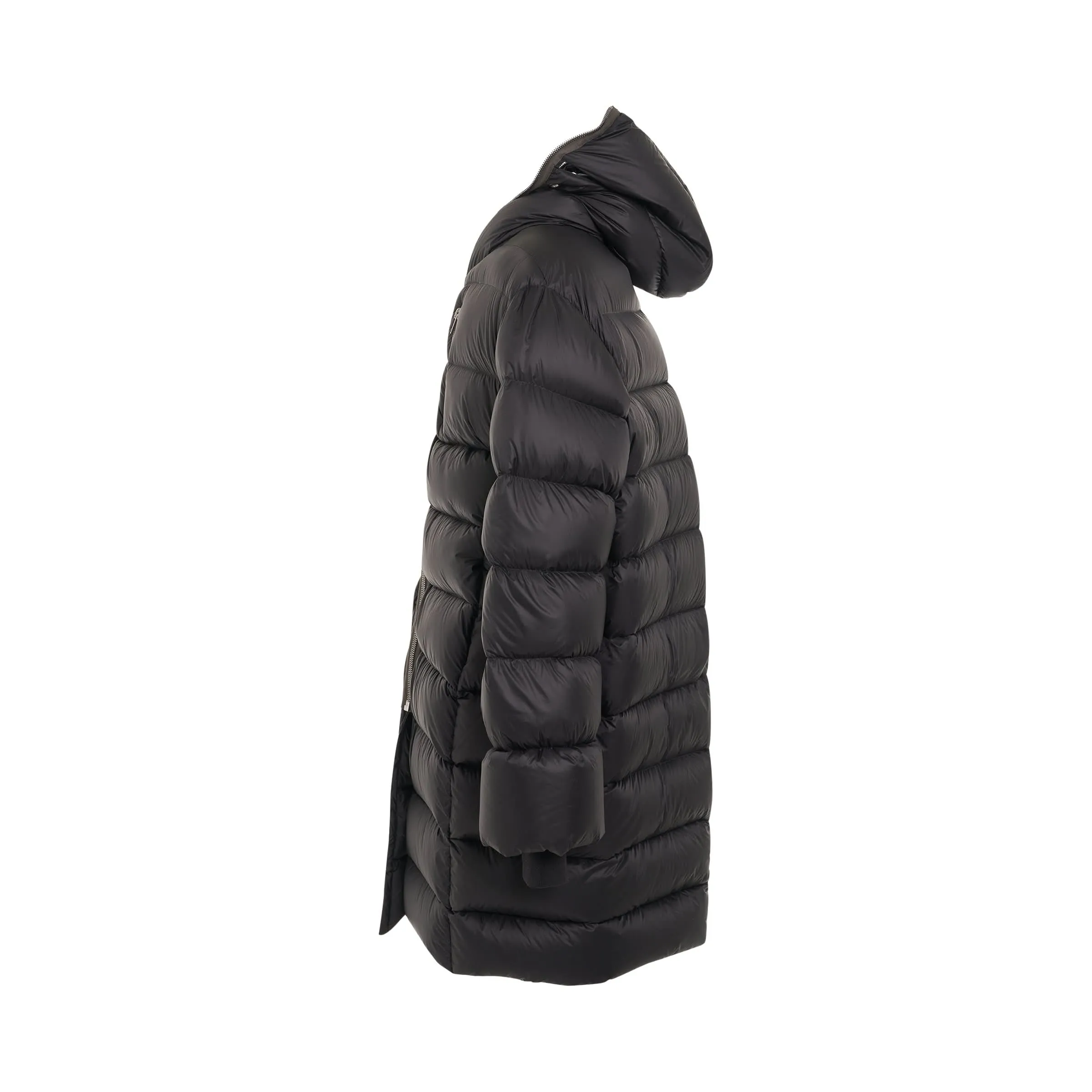 Jumbo Gimp Down Jacket in Black