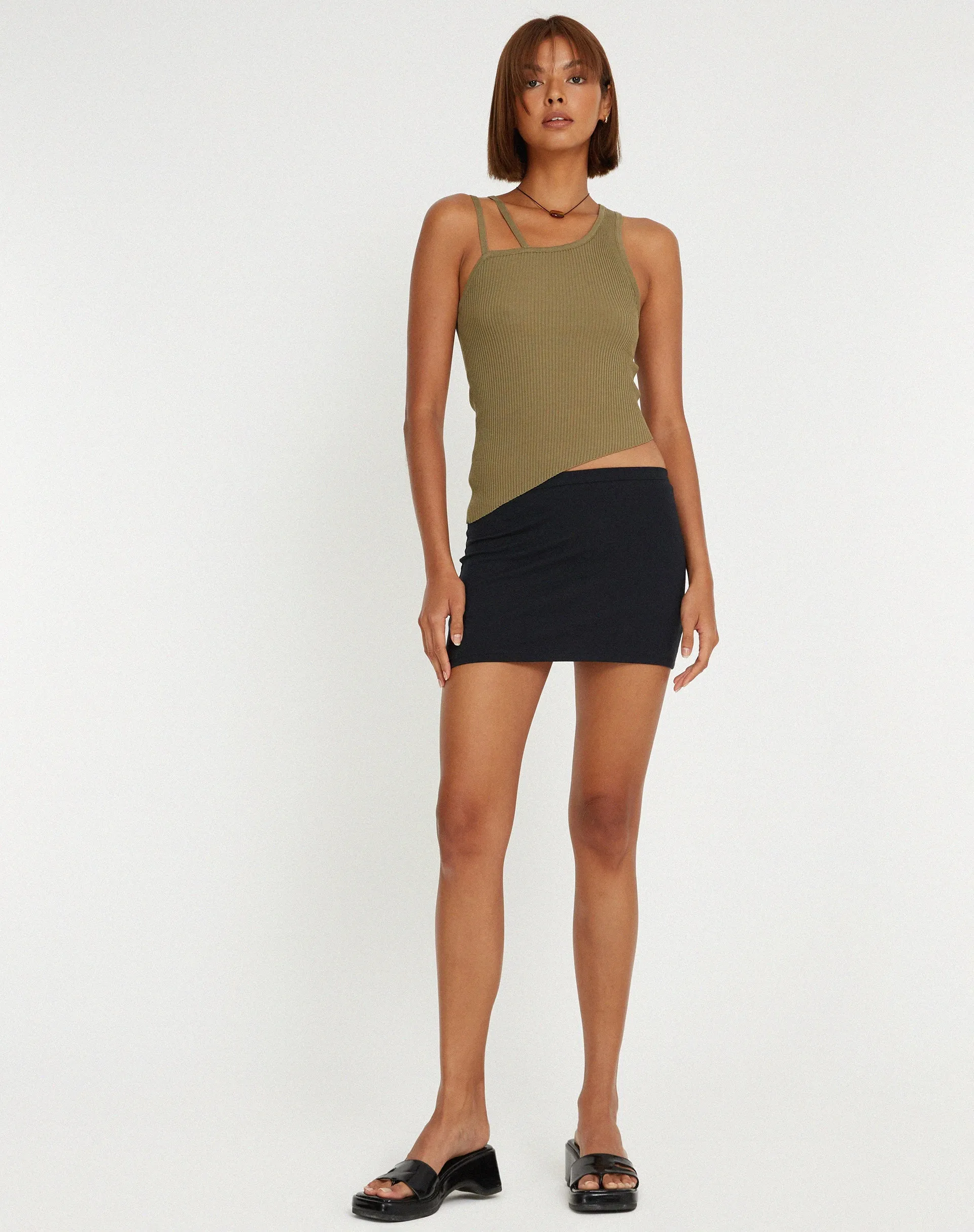 Lanica Top in Olive