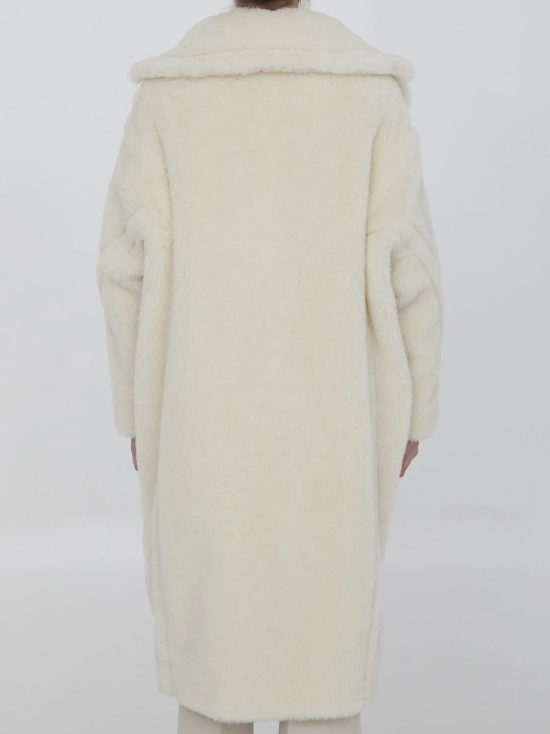 Max Mara Teddy Bear Icon Coat in White