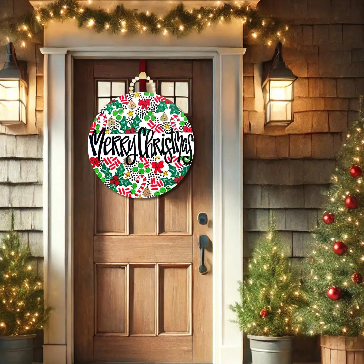 Merry Christmas Doorhanger