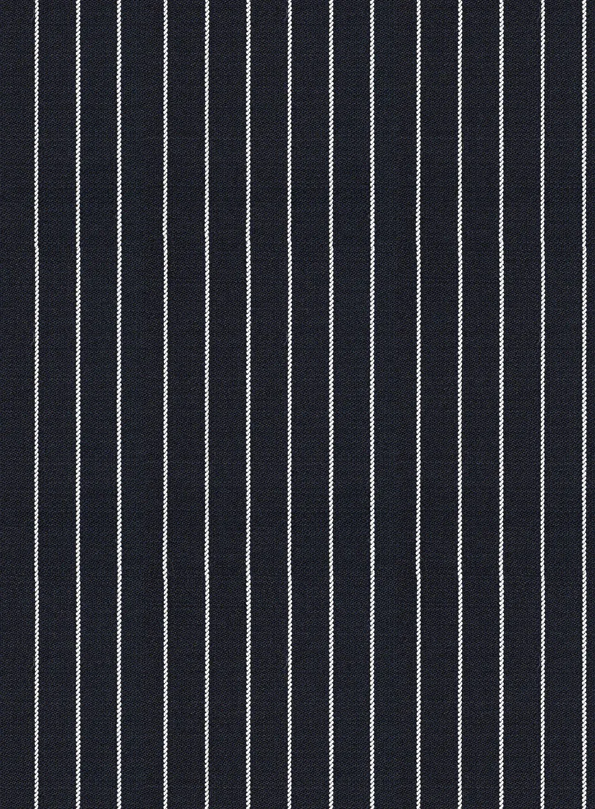 Napolean Isaura Stripe Blue Wool Jacket