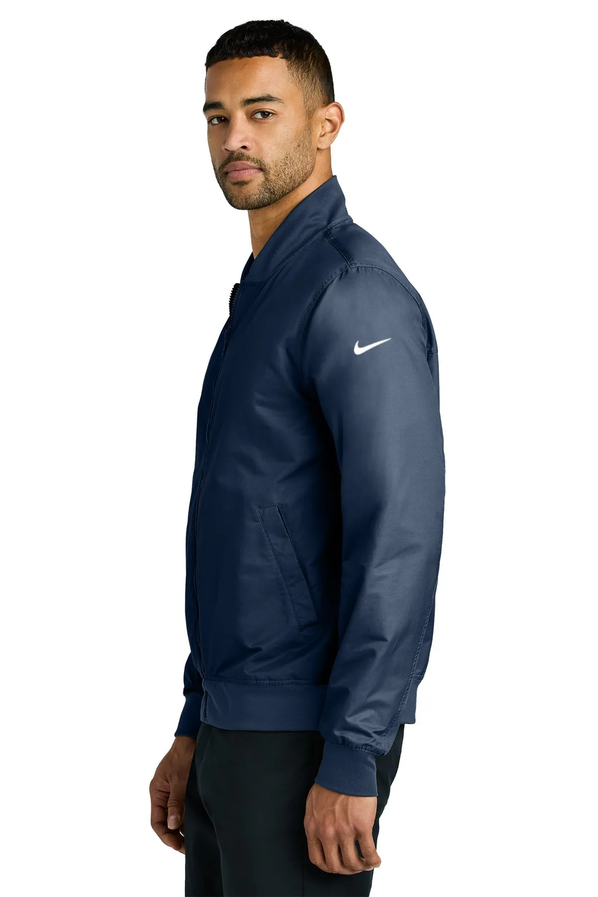 Nike Bomber Custom Jackets, Midnight Navy