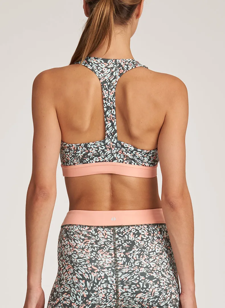 Print T-Back Bra - FINAL SALE