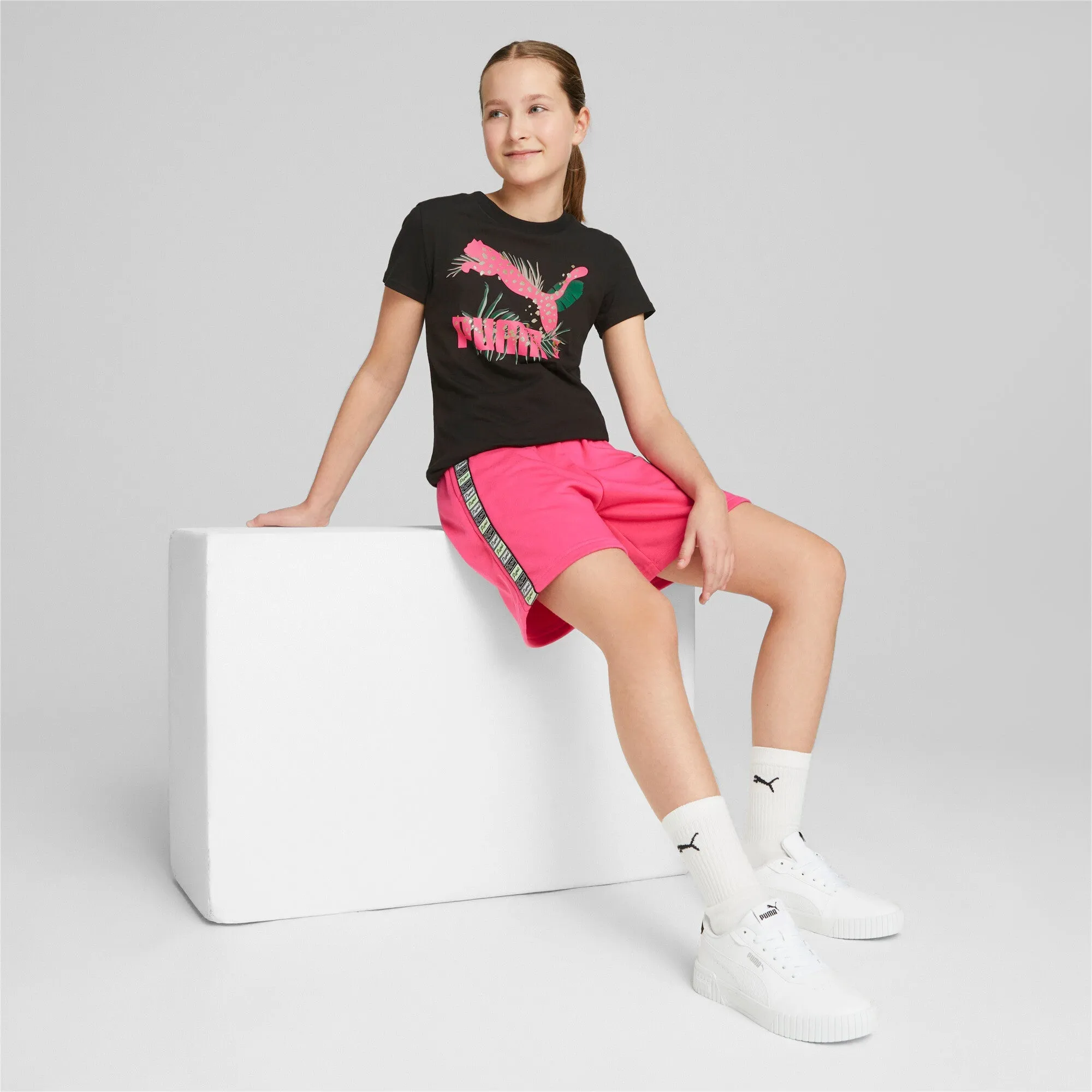 PUMA Kid's Classics Vacay Queen Graphic Tee