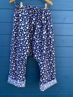 Ready to Ship Poplin Star Harem Pants