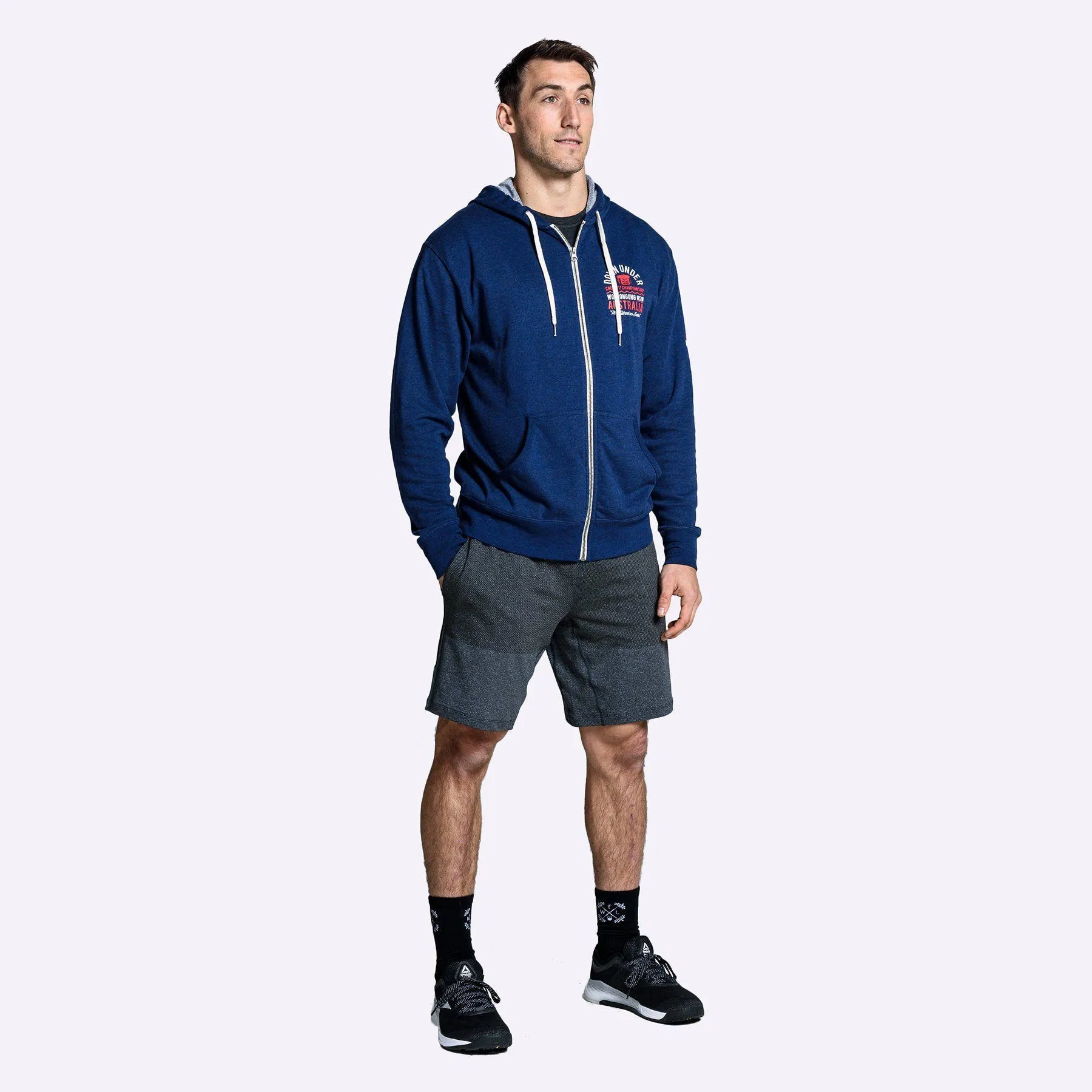 Reebok - Down Under CrossFit Championship Hoodie - Unisex - Navy