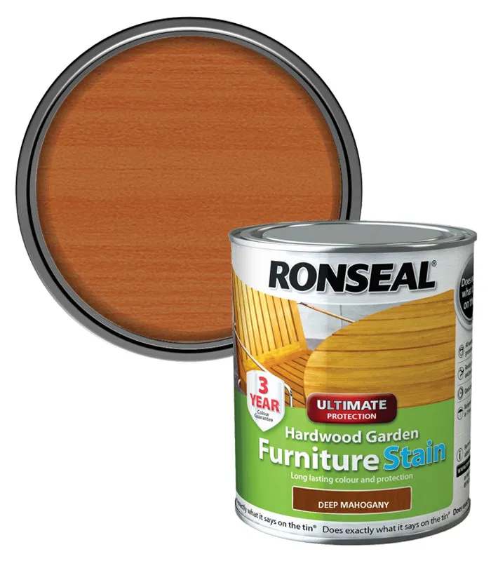 Ronseal Ultimate Protection Hardwood Furniture Stain - 750ml