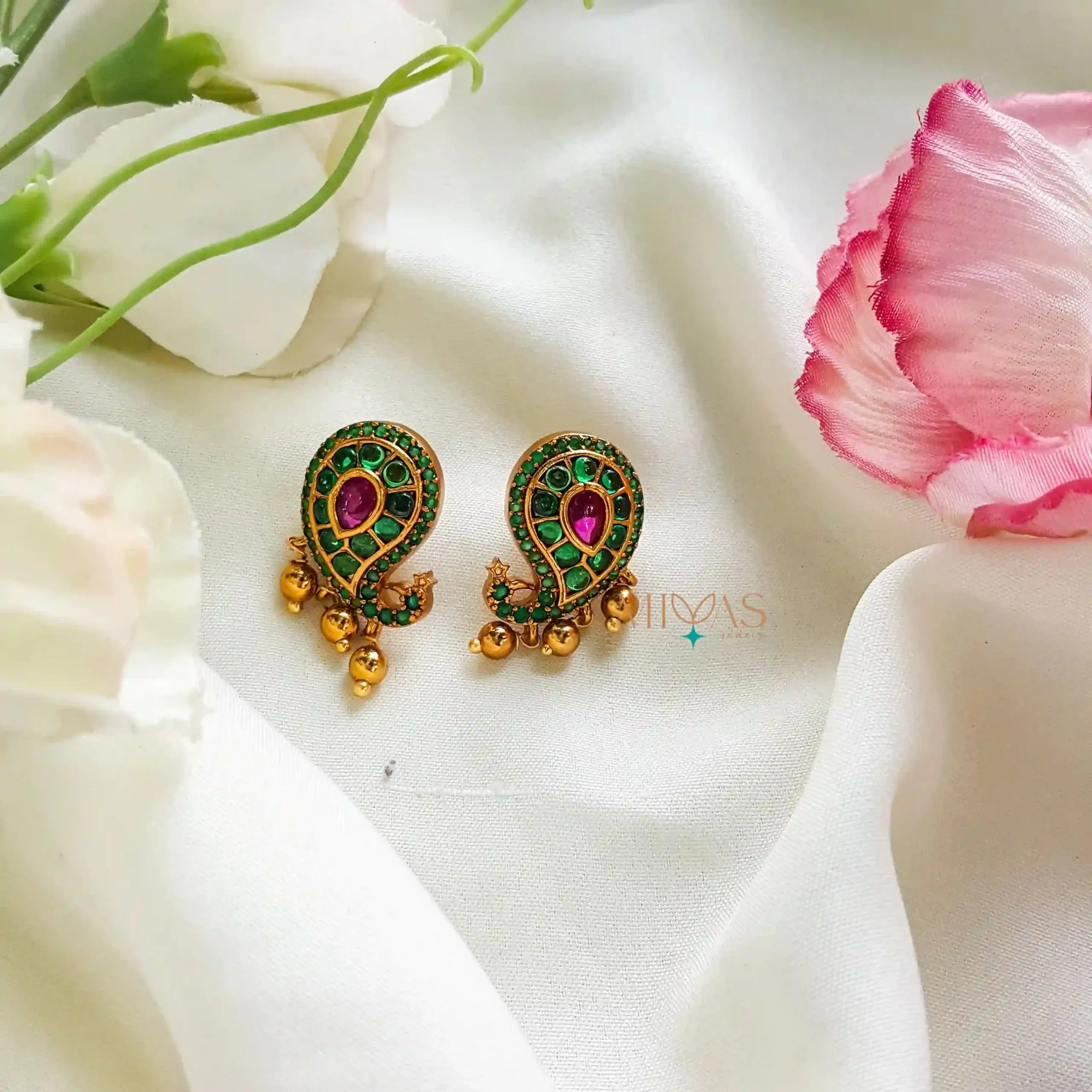 Royal Look Peacock Earring