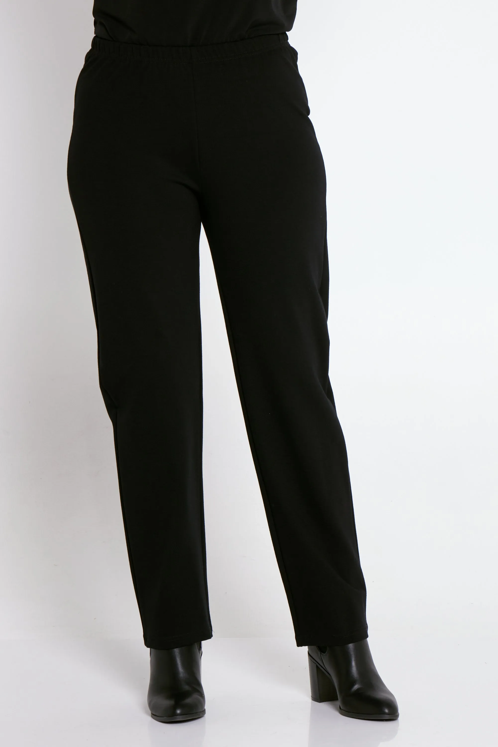 RTM Stretch Ponte Pants - Black