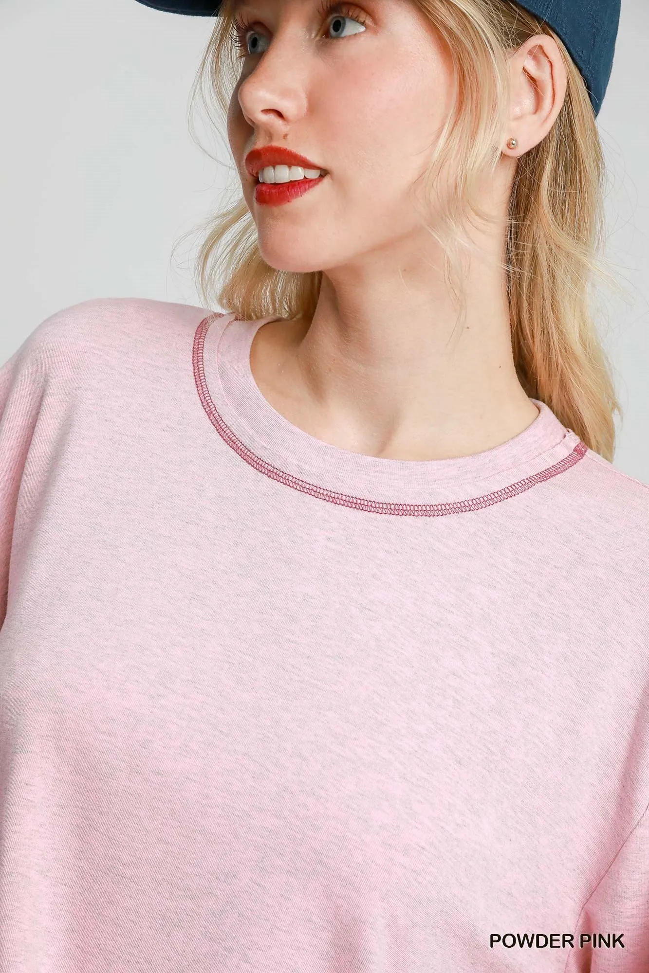 Seasonal Basics Tee - Powder Pink