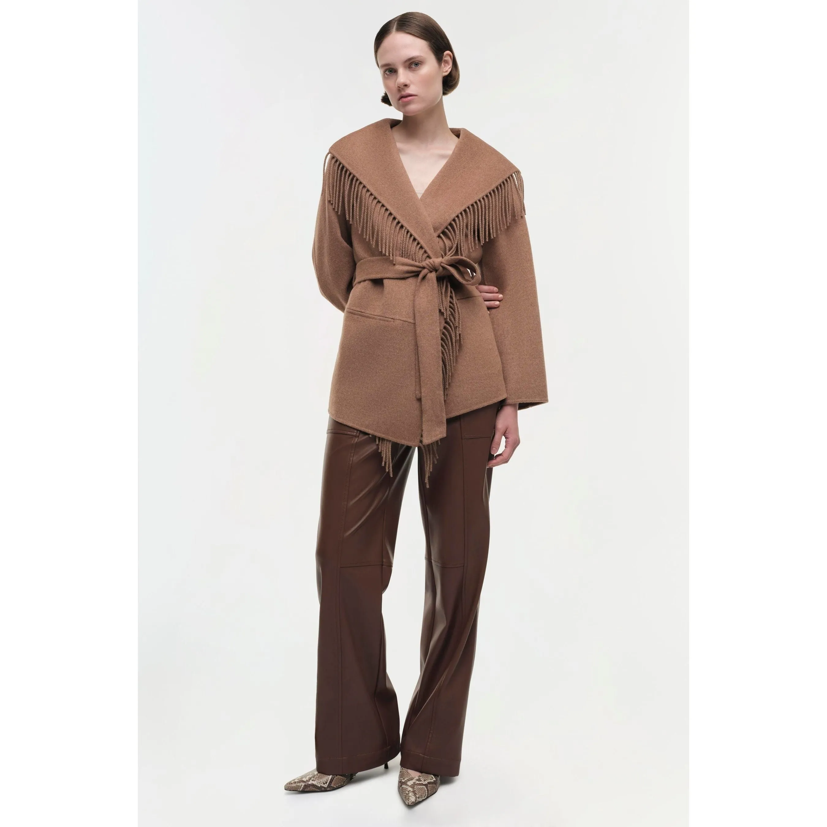 Simkhai Rowen Jacket Camel