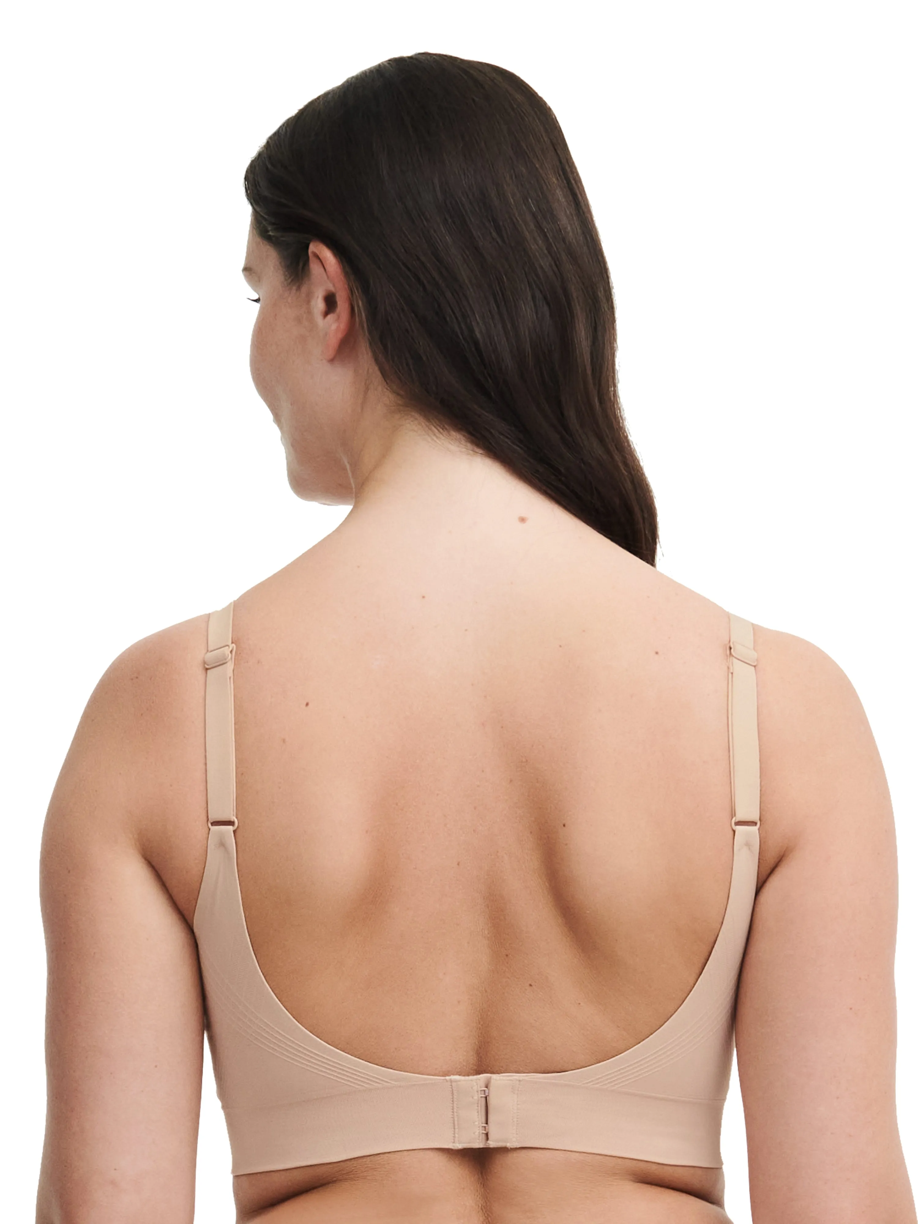 Smooth Comfort Wirefree Support T-Shirt Bra In Clay Nude - Chantelle