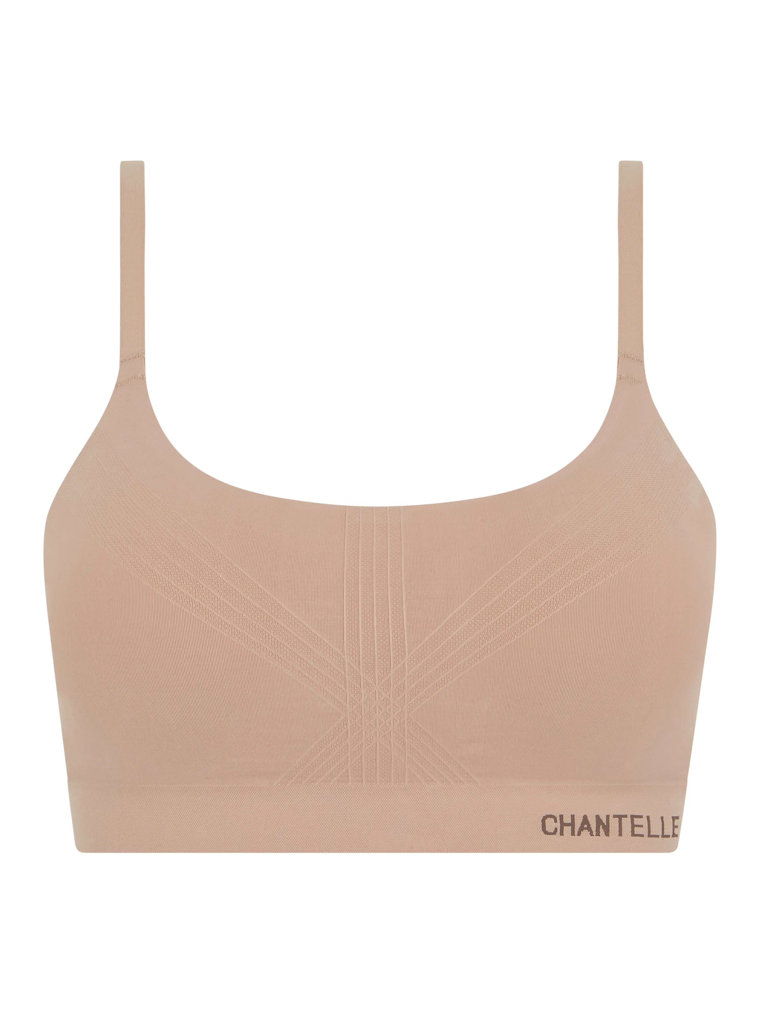 Smooth Comfort Wirefree Support T-Shirt Bra In Clay Nude - Chantelle