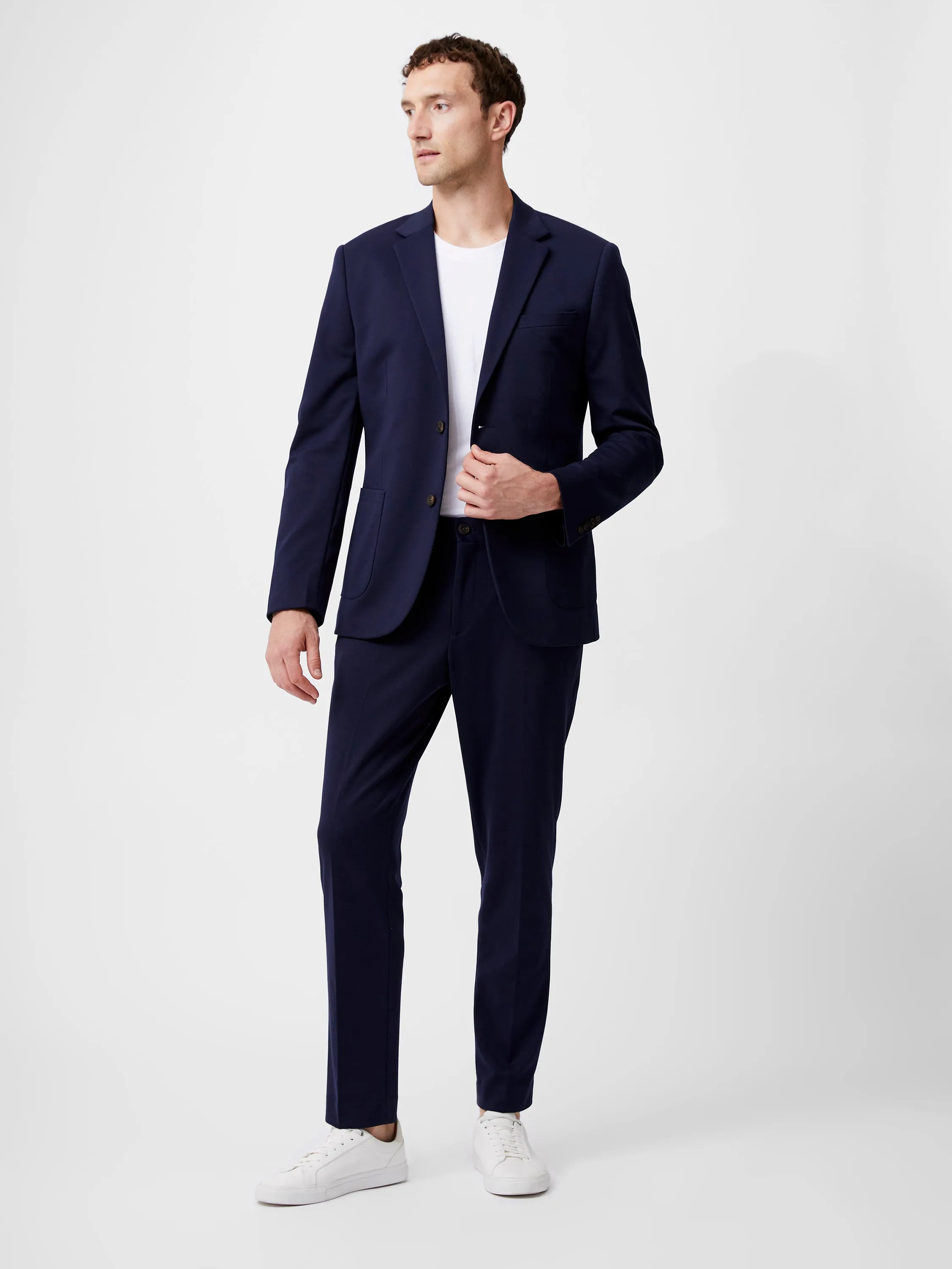 Stretch Knit Suit Jacket