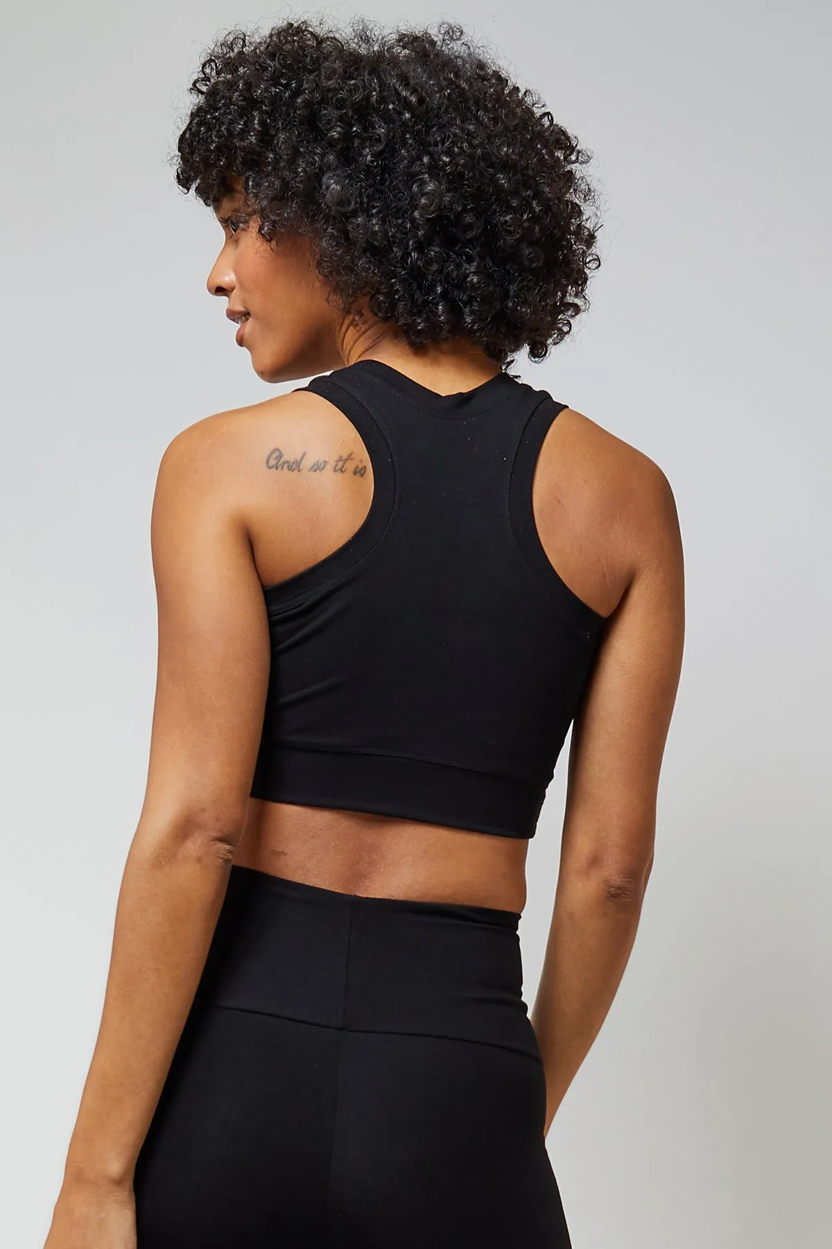 T-Back Gym Bra Black