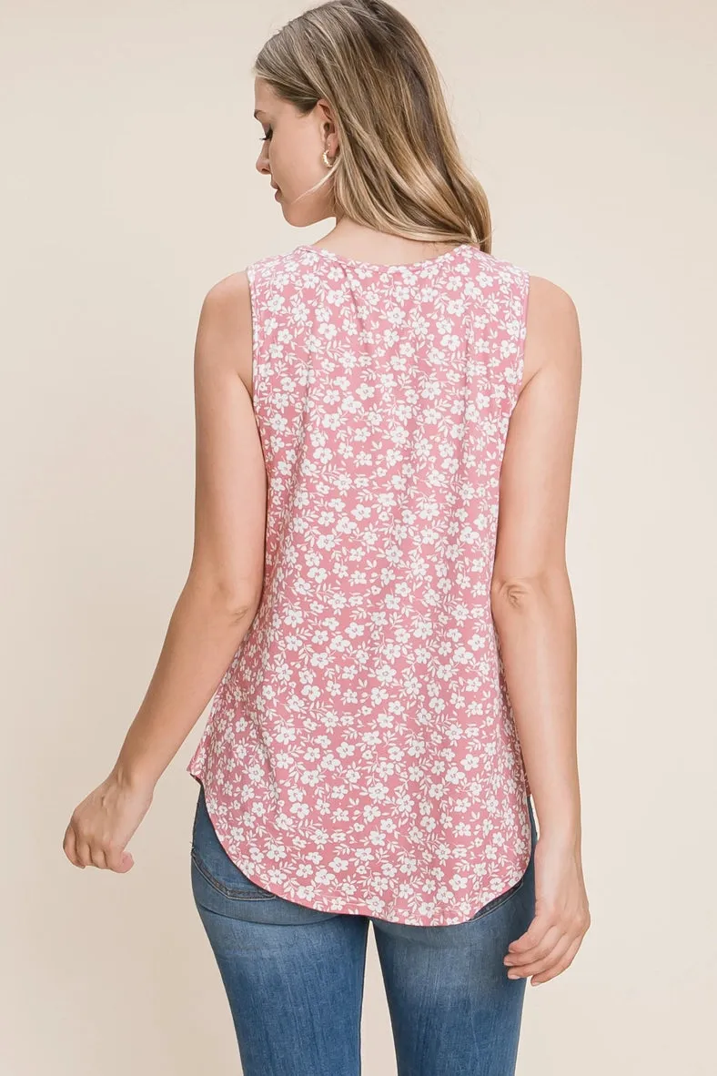 Virginia Basic Floral Tank